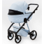 Детская коляска Adamex Quantum Superstar Deluxe 2 в 1 Q-STAR135-K (ГОЛУБ.КОЖА+ГОЛУБ.ДНО+ГОЛУБ.РАМА)