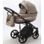 Детская коляска Adamex Rimini Deluxe 2 в 1 RI215 Т.БЕЖ.КОЖА+БЕЖ.ПЕРЛ.ОТДЕЛКА