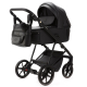 Детская коляска Adamex Vasco Deluxe 2 в 1 V-SA02 (ЧЕРНАЯ КОЖА)