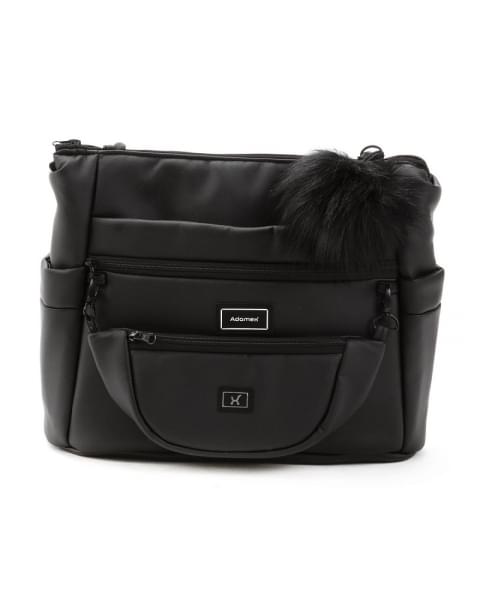 Детская коляска Adamex Vasco Deluxe 2 в 1 V-SA02 (ЧЕРНАЯ КОЖА)