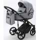 Детская коляска Adamex Zico Deluxe 3 в 1 Z-SM03 СЕР. КОЖА