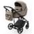 Детская коляска Adamex Zico Deluxe New 2 в 1 ZN-SA09 (ТЕМНО-БЕЖЕВАЯ КОЖА)