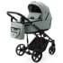 Детская коляска Adamex Zico Deluxe New 3 в 1 ZN-SA20 (СЕРО-ЗЕЛЕНАЯ КОЖА)