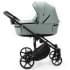 Детская коляска Adamex Zico Deluxe New 3 в 1 ZN-SA20 (СЕРО-ЗЕЛЕНАЯ КОЖА)