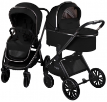 Детская коляска AmaroBaby Motus Premium Ecco 2 в 1 черный