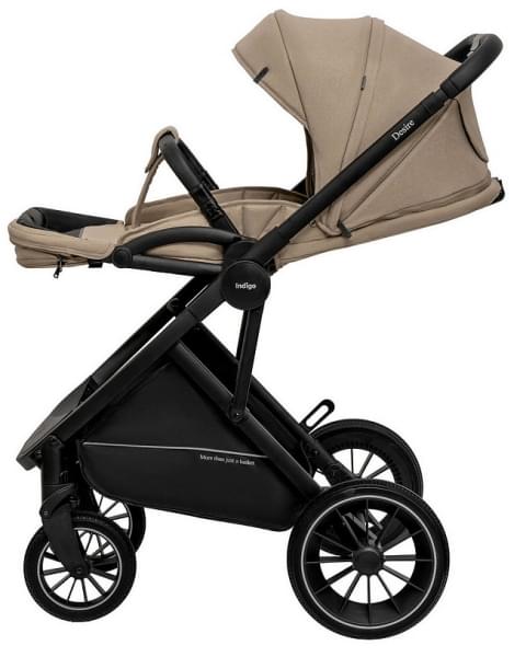 Детская коляска Indigo Desire 2 в 1 бежевый