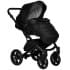 Детская коляска Indigo Mio Eco 2 в 1 01 черная кожа