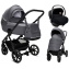 Детская коляска Noordi Fjordi V2 3 в 1 с автокреслом Terra Black 1462148 Boreal