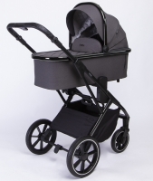 Детская коляска Peppy Tecla 2 в 1 Shadow Antrazit Chrome Edition (Графитовый)