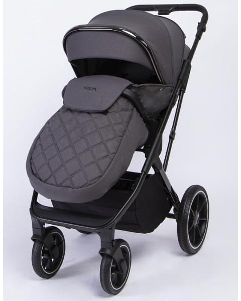 Детская коляска Peppy Tecla 2 в 1 Shadow Antrazit Chrome Edition (Графитовый)