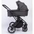 Детская коляска Peppy Tecla 2 в 1 Shadow Antrazit Chrome Edition (Графитовый)