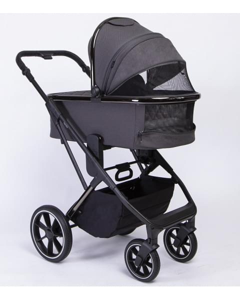 Детская коляска Peppy Tecla 2 в 1 Shadow Antrazit Chrome Edition (Графитовый)