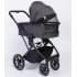 Детская коляска Peppy Tecla 2 в 1 Shadow Antrazit Chrome Edition (Графитовый)