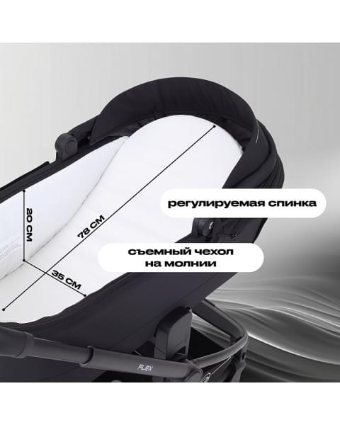 Детская коляска Rant Flex 3 в 1 RA077 Black
