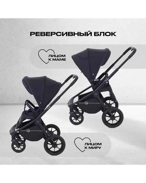 Детская коляска Rant Flex 3 в 1 RA077 Black