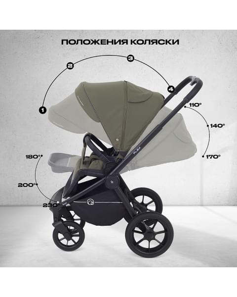 Детская коляска Rant Flex 3 в 1 RA077 Green
