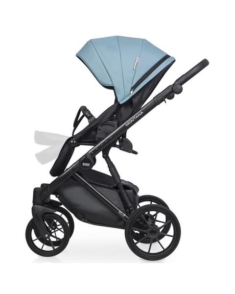 Детская коляска Riko Basic Montana Ecco 2 в 1 16 Blue