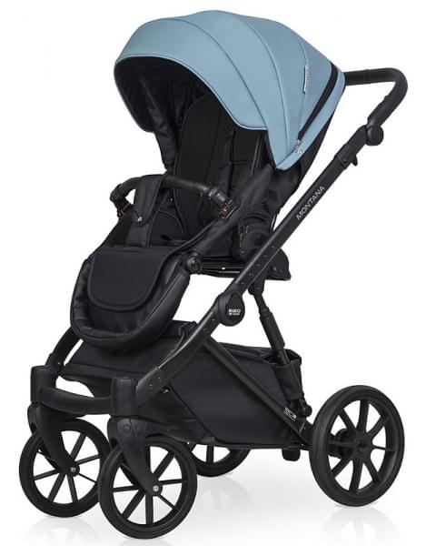 Детская коляска Riko Basic Montana Ecco 2 в 1 16 Blue