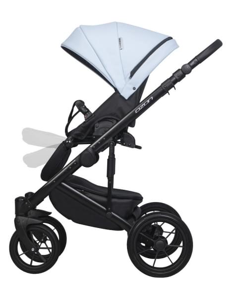 Коляска 3 в 1 Riko Basic Ozon Pastel голубой 03
