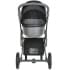 Детская коляска Roan Bass Next Кожа 3 в 1 с автокреслом Tutis Elo Lux EduSky Black RN083/1 Graphite Pearl