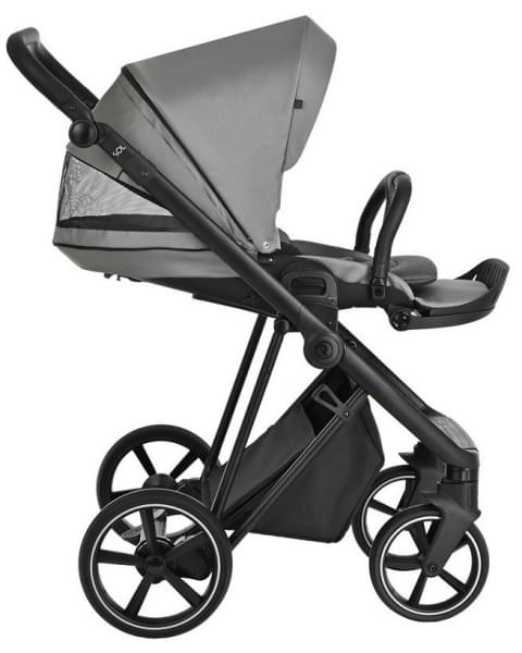 Детская коляска Roan Sol 3 в 1 с автокреслом Tutis Elo Lux EduSky Black RSL/1011 Cloud Grey