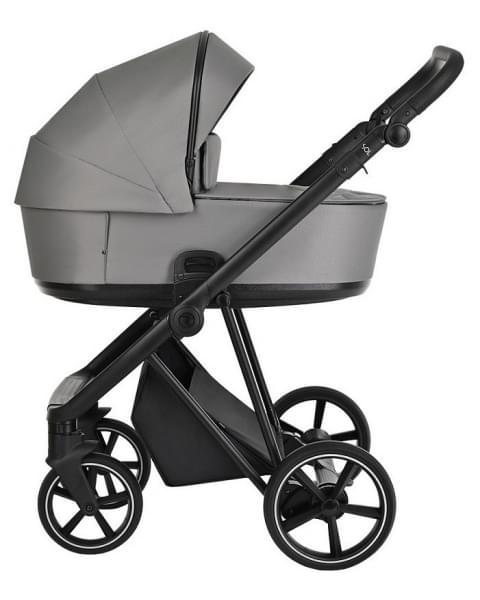 Детская коляска Roan Sol 3 в 1 с автокреслом Tutis Elo Lux EduSky Black RSL/1011 Cloud Grey