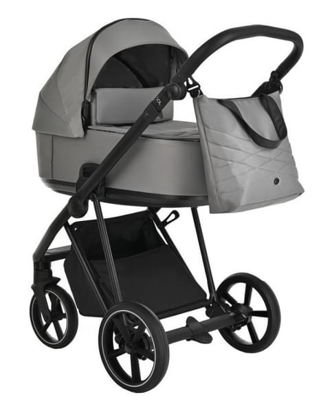 Детская коляска Roan Sol 3 в 1 с автокреслом Tutis Elo Lux EduSky Black RSL/1011 Cloud Grey