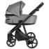 Детская коляска Roan Sol 3 в 1 с автокреслом Tutis Elo Lux EduSky Black RSL/1011 Cloud Grey