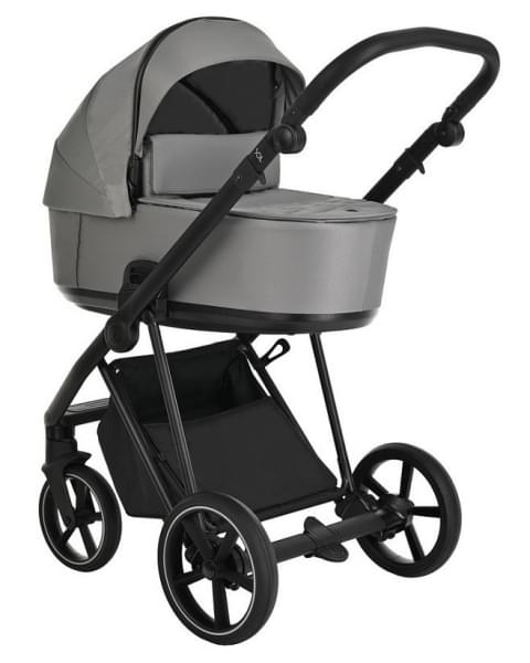Детская коляска Roan Sol 3 в 1 с автокреслом Tutis Elo Lux EduSky Black RSL/1011 Cloud Grey