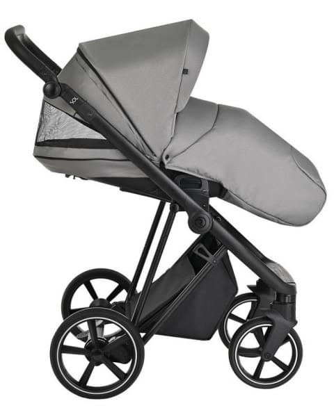 Детская коляска Roan Sol 3 в 1 с автокреслом Tutis Elo Lux EduSky Black RSL/1011 Cloud Grey