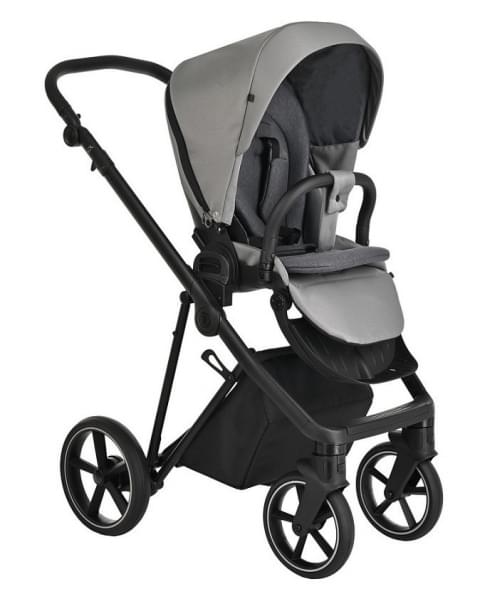 Детская коляска Roan Sol 3 в 1 с автокреслом Tutis Elo Lux EduSky Black RSL/1011 Cloud Grey