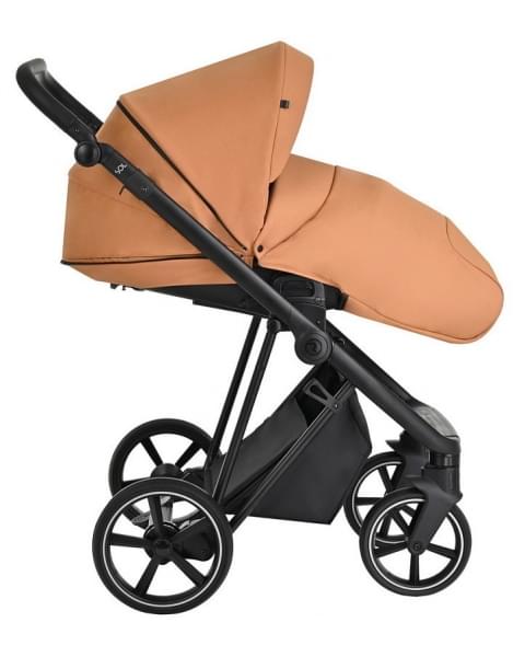 Детская коляска Roan Sol 3 в 1 с автокреслом Tutis Elo Lux EduSky Black RSL/1014 Cinnamon