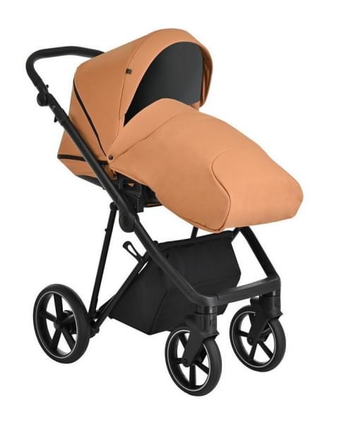 Детская коляска Roan Sol 3 в 1 с автокреслом Tutis Elo Lux EduSky Black RSL/1014 Cinnamon