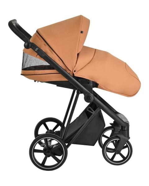 Детская коляска Roan Sol 3 в 1 с автокреслом Tutis Elo Lux EduSky Black RSL/1014 Cinnamon