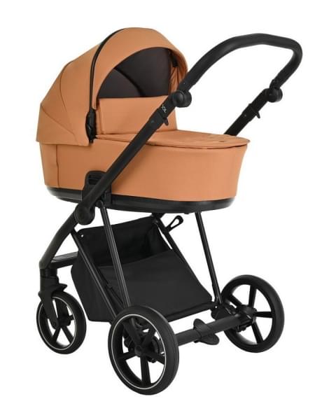 Детская коляска Roan Sol 3 в 1 с автокреслом Tutis Elo Lux EduSky Black RSL/1014 Cinnamon