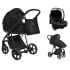 Детская коляска Roan Sol 3 в 1 с автокреслом Tutis Elo Lux EduSky Black RSL/1017 Raven
