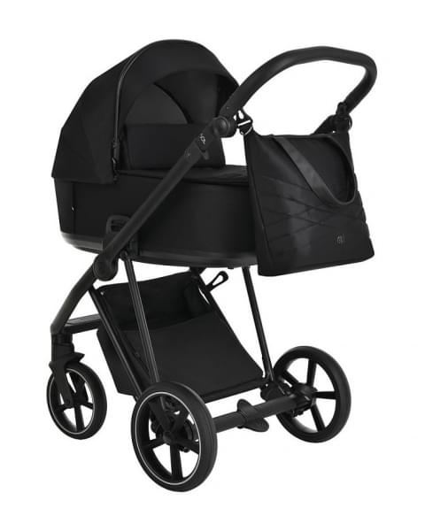 Детская коляска Roan Sol 3 в 1 с автокреслом Tutis Elo Lux EduSky Black RSL/1017 Raven