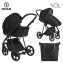 Детская коляска Roan Sol 3 в 1 с автокреслом Tutis Elo Lux EduSky Black RSL/1017 Raven