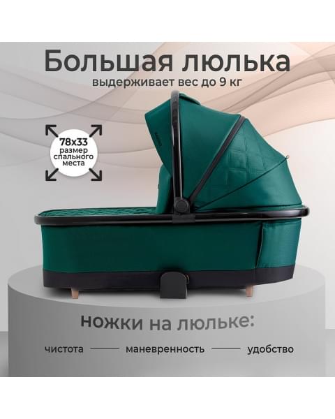 Детская коляска Sweet Baby Massimo Air 2 в 1 2024 Green 427096