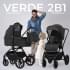 Детская коляска Sweet Baby Verde 2 в 1 427439 Black