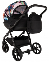 Детская коляска Tutis Nanni 7 2 в 1 1532119 Black Painting