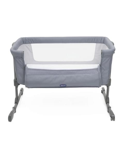 Детская приставная кроватка Chicco Next2me Essential, Stone Re lux (Серый)