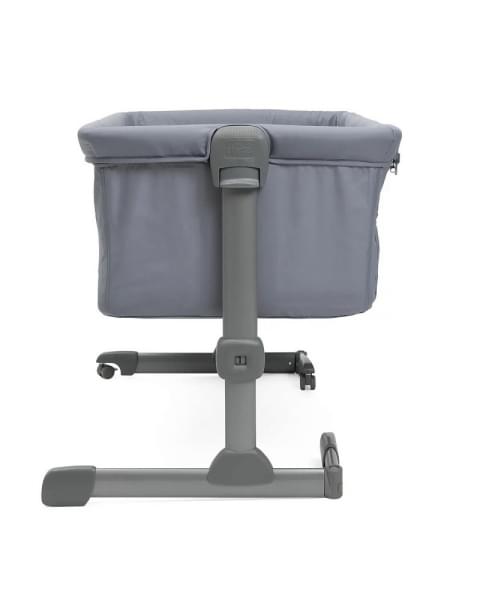 Детская приставная кроватка Chicco Next2me Essential, Stone Re lux (Серый)