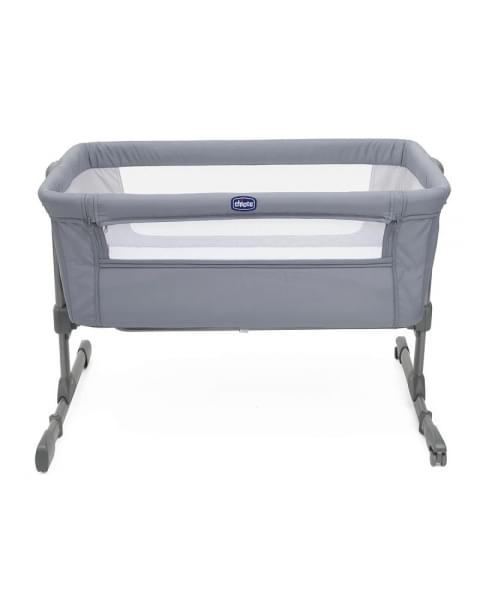 Детская приставная кроватка Chicco Next2me Essential, Stone Re lux (Серый)