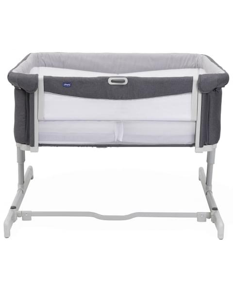 Детская приставная кроватка для двойни Chicco Next2Me Twin, Magnet Grey (Темно-серый)