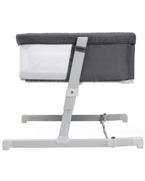 Детская приставная кроватка для двойни Chicco Next2Me Twin, Magnet Grey (Темно-серый)