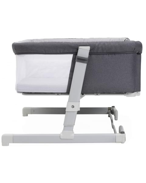 Детская приставная кроватка для двойни Chicco Next2Me Twin, Magnet Grey (Темно-серый)