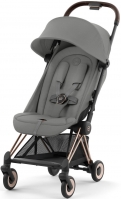 Детская прогулочная коляска Cybex Coya Mirage Grey шасси Rosegold