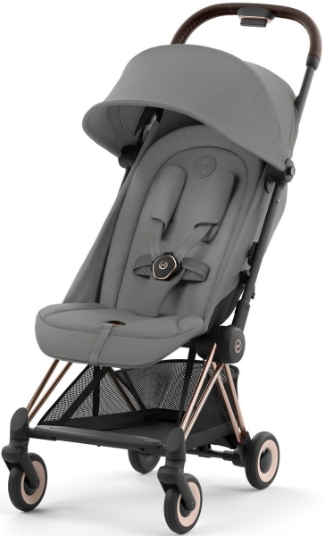 Детская прогулочная коляска Cybex Coya Mirage Grey шасси Rosegold