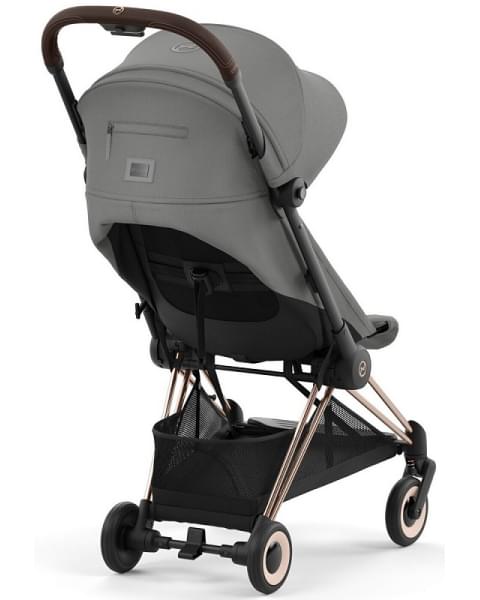 Детская прогулочная коляска Cybex Coya Mirage Grey шасси Rosegold